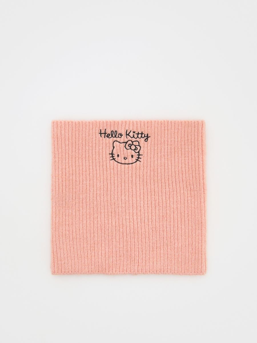 GIRLS` MUFFLER - roz-piersică - RESERVED