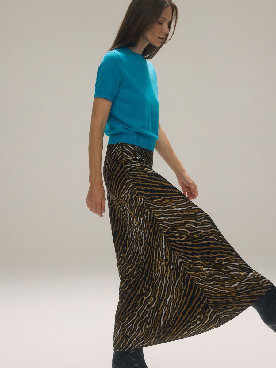 Animal pattern skirt - multicolor - RESERVED - 2