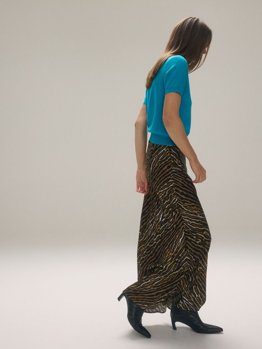 Animal pattern skirt - multicolor - RESERVED - 4