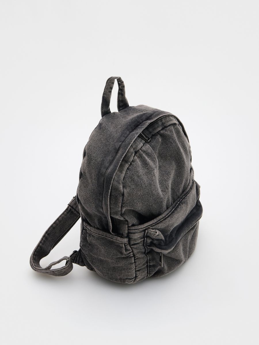 Zaino in cotone - grigio medio - RESERVED - 3