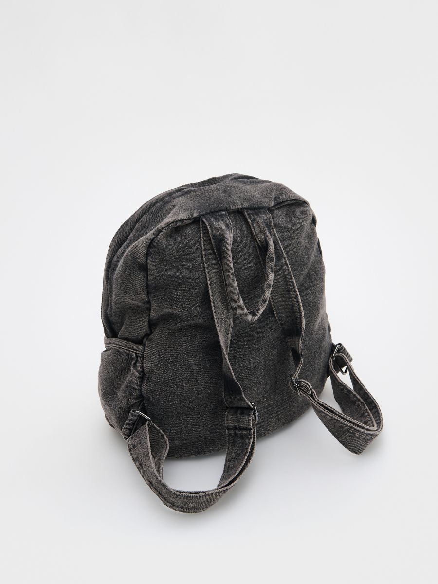 Zaino in cotone - grigio medio - RESERVED - 4