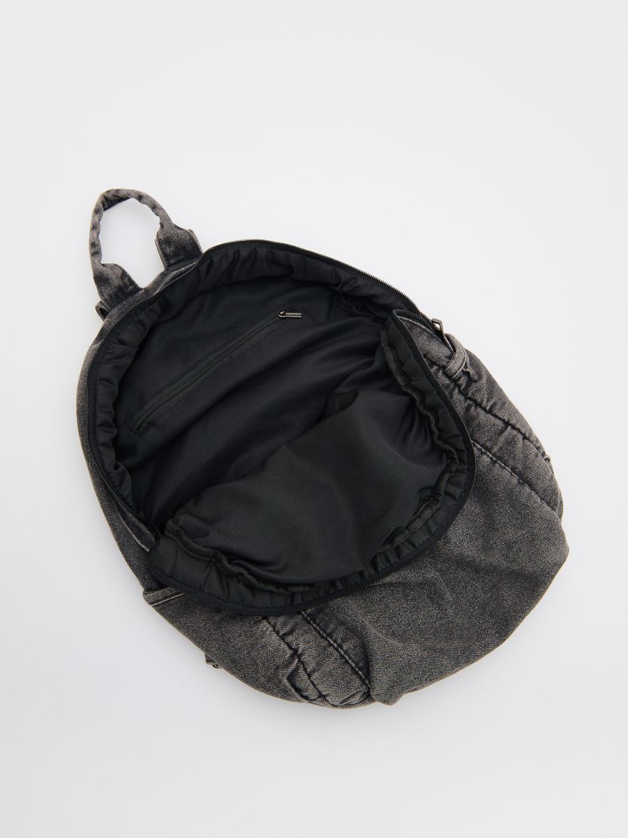 Zaino in cotone - grigio medio - RESERVED - 5