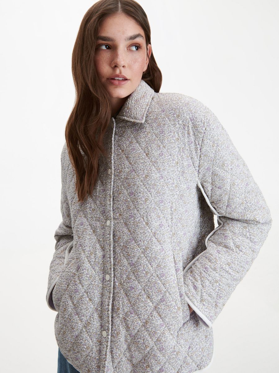 Quilted jacket - multicolor - RESERVED - 3