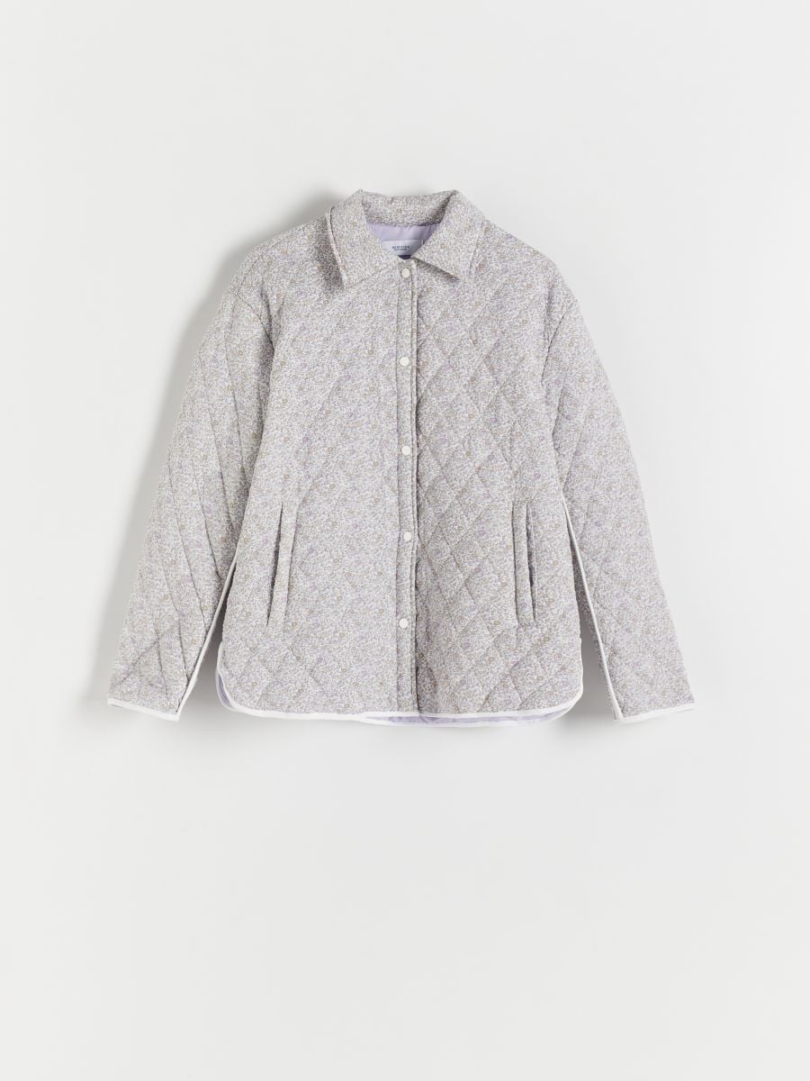 Quilted jacket - multicolor - RESERVED - 4
