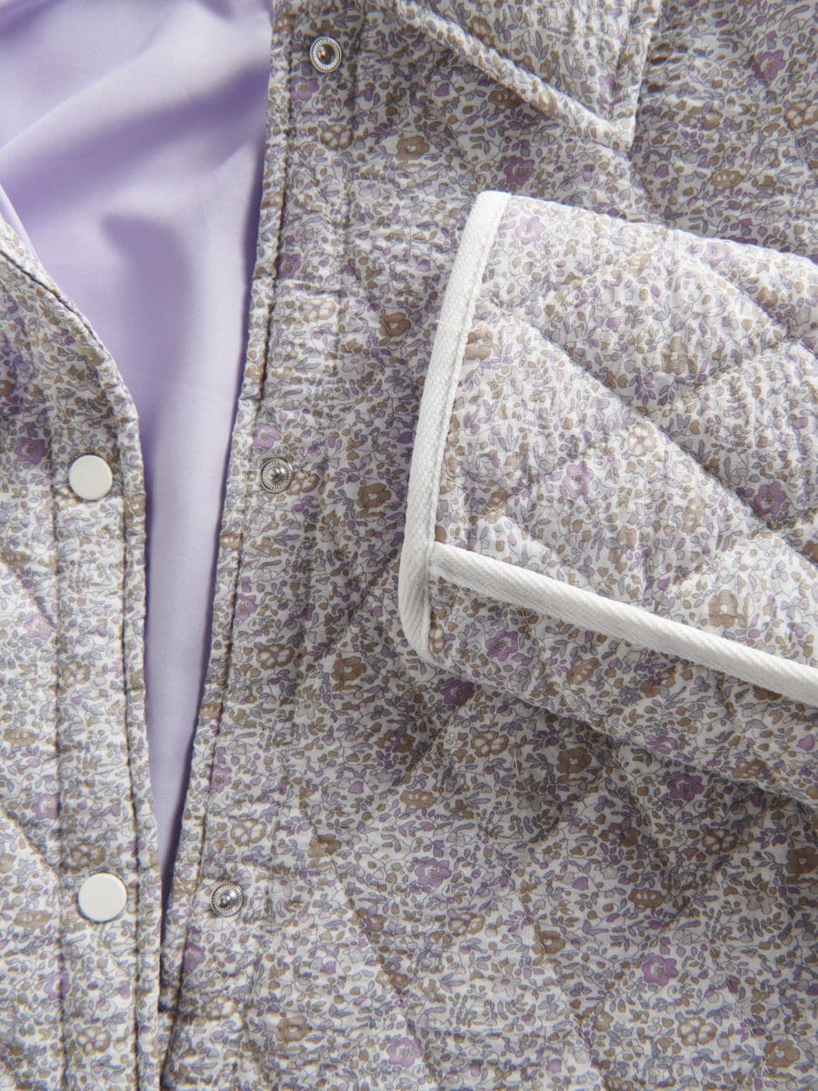 Quilted jacket - multicolor - RESERVED - 6
