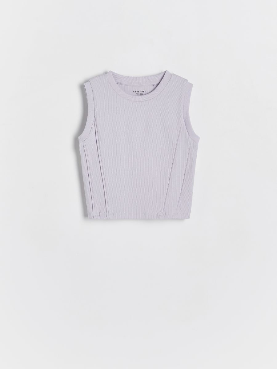 Cotton top - lavender - RESERVED