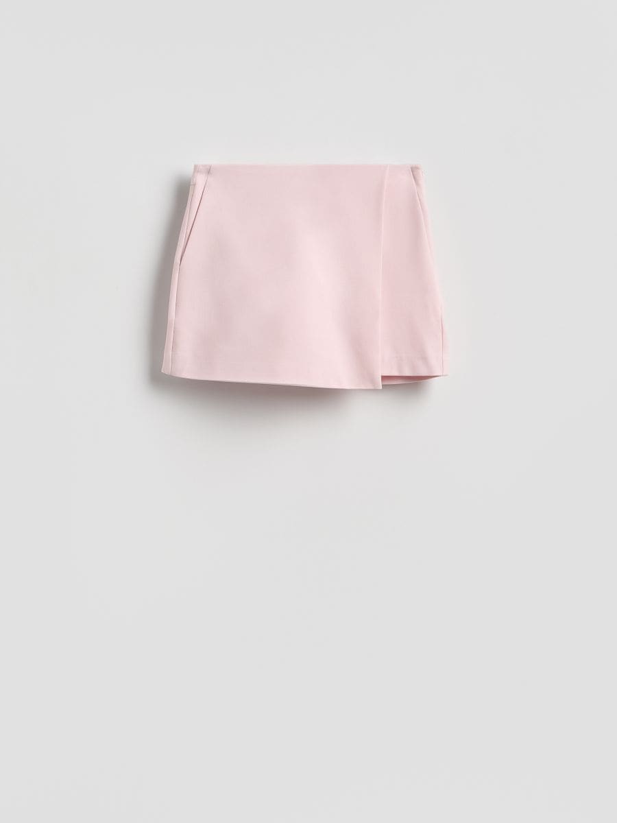 Skort mit hohem Viskoseanteil - pastellrosa - RESERVED