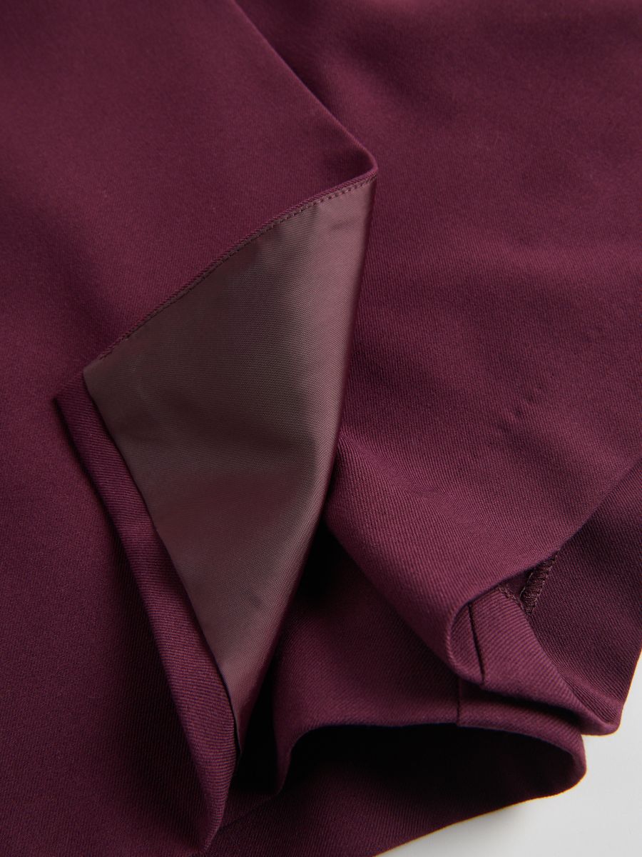 Skort in viscose blend - mahogany - RESERVED - 2
