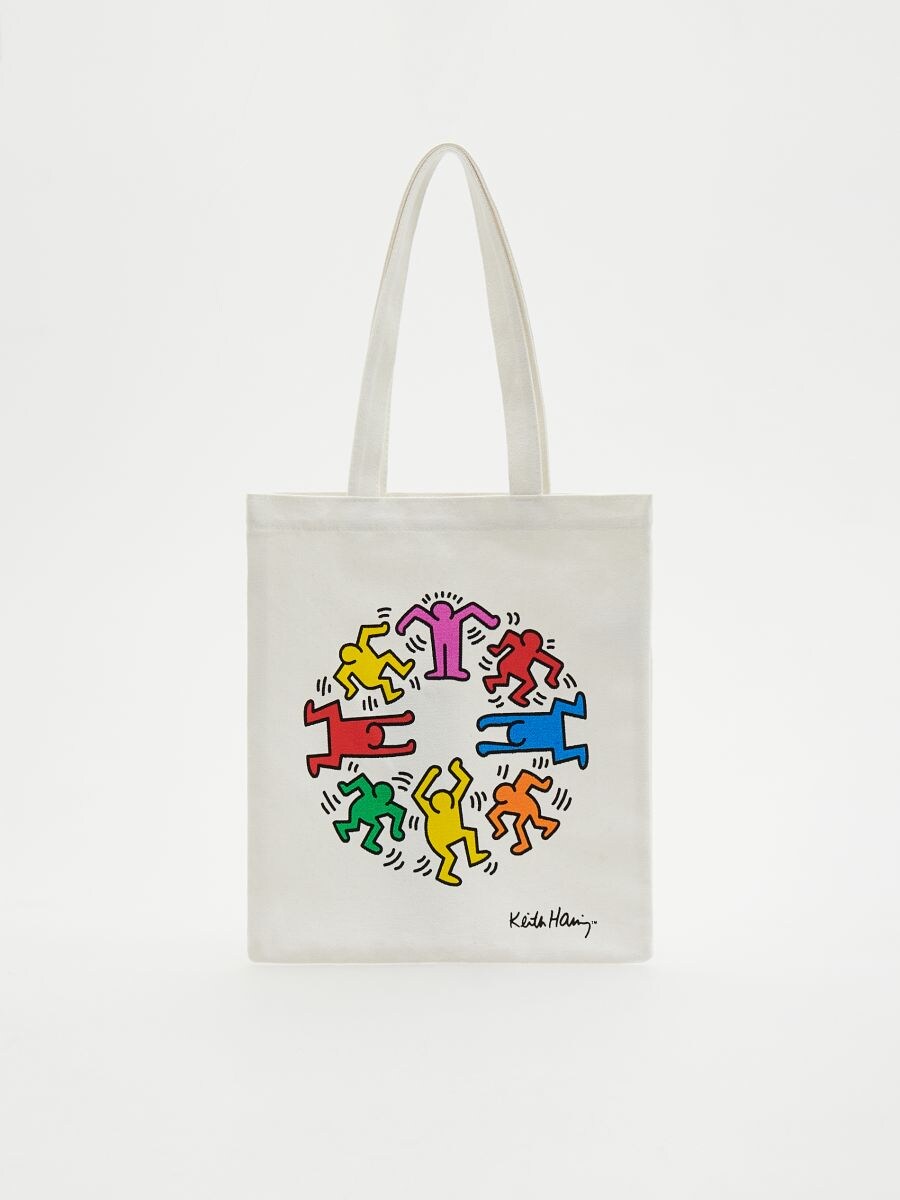 Sweatshirt Keith Haring Cor CREME - RESERVED - 3011P-01X
