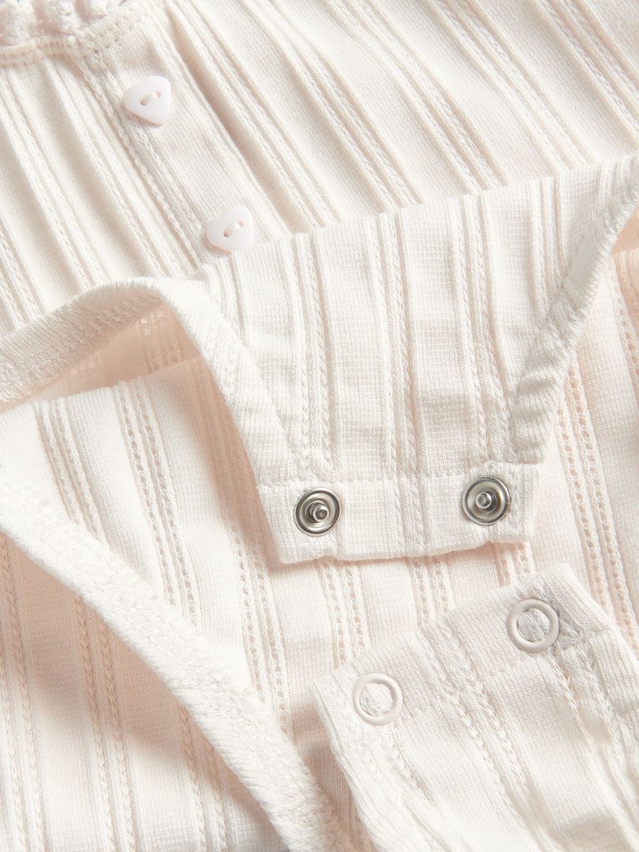 Short-sleeved body - cream - RESERVED - 2