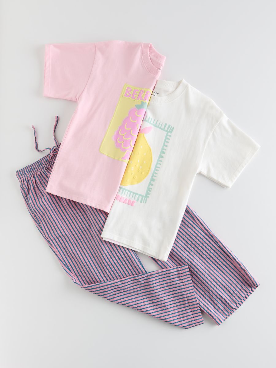 T-shirt with print - cream - RESERVED - 8