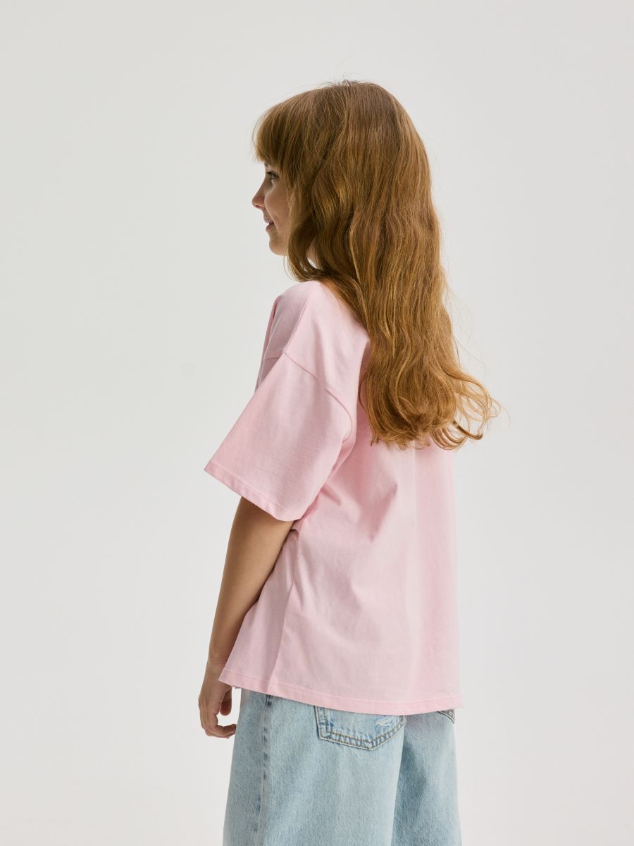 T-shirt with print - pink - RESERVED - 5