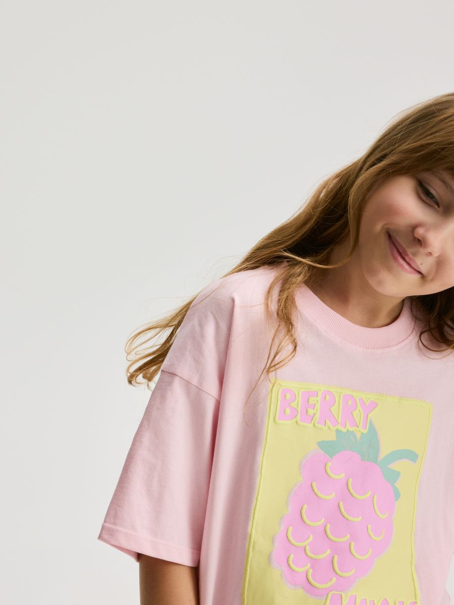 T-shirt with print - pink - RESERVED - 6
