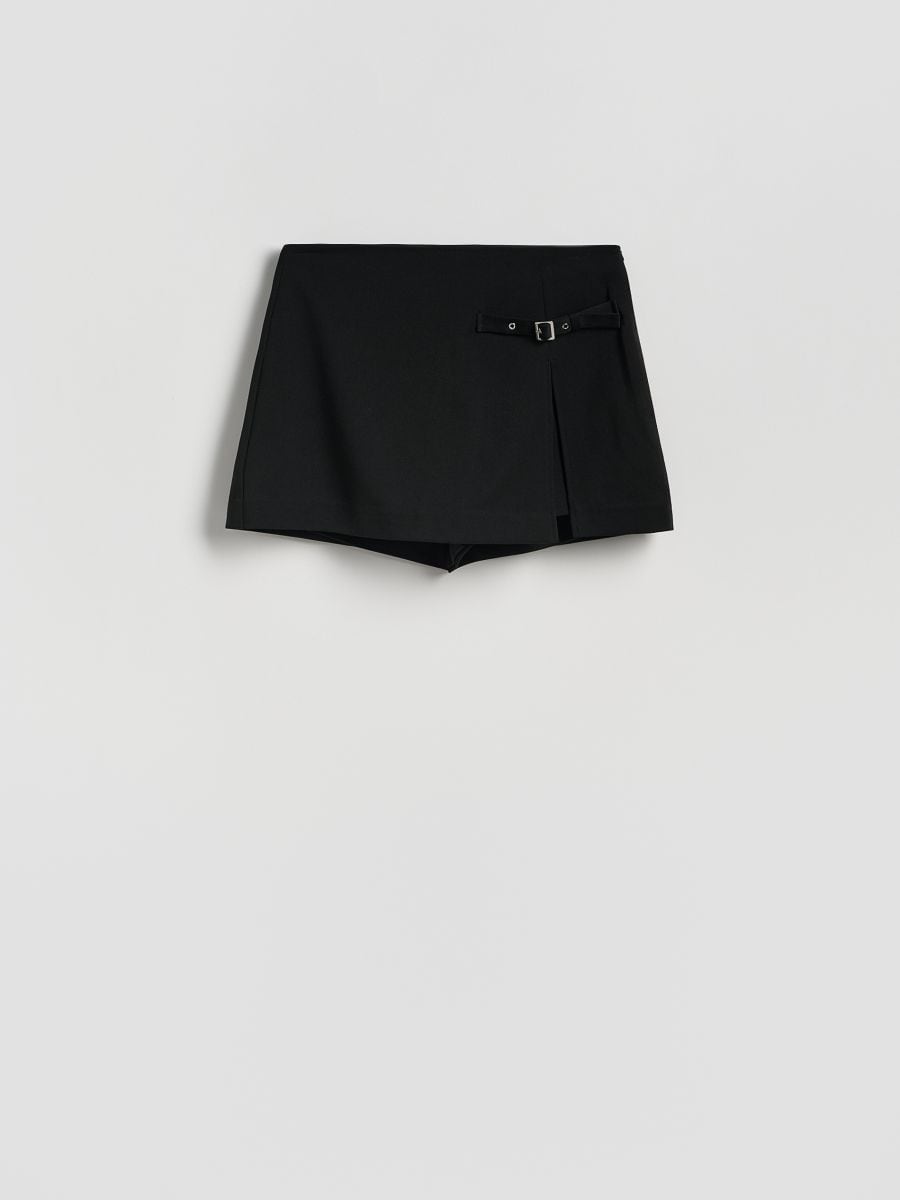 Skort with buckle - black - RESERVED