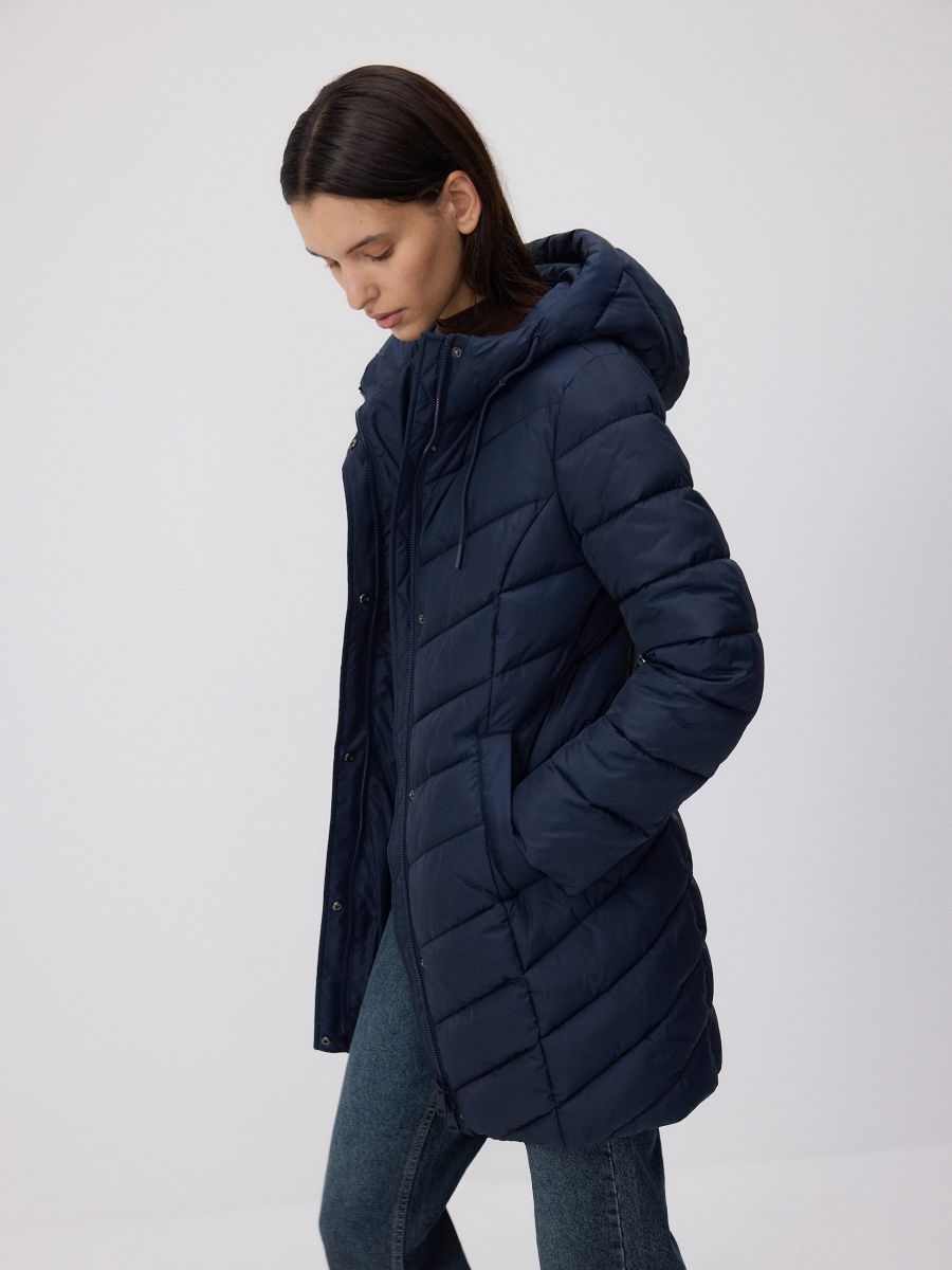 Jacket with contrasting inserts - navy - RESERVED - 9