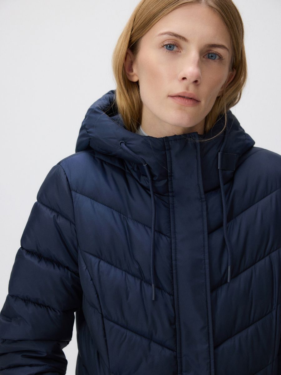Jacket with contrasting inserts - navy - RESERVED - 14