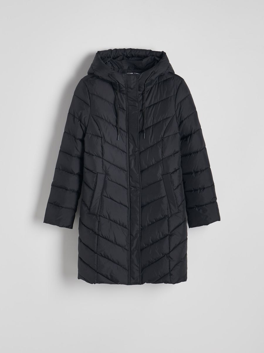 Quilted jacket with hood - black - RESERVED - 5
