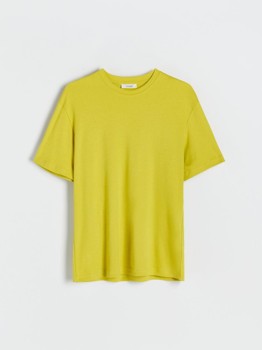 Tricou regular - verde-gălbui - RESERVED