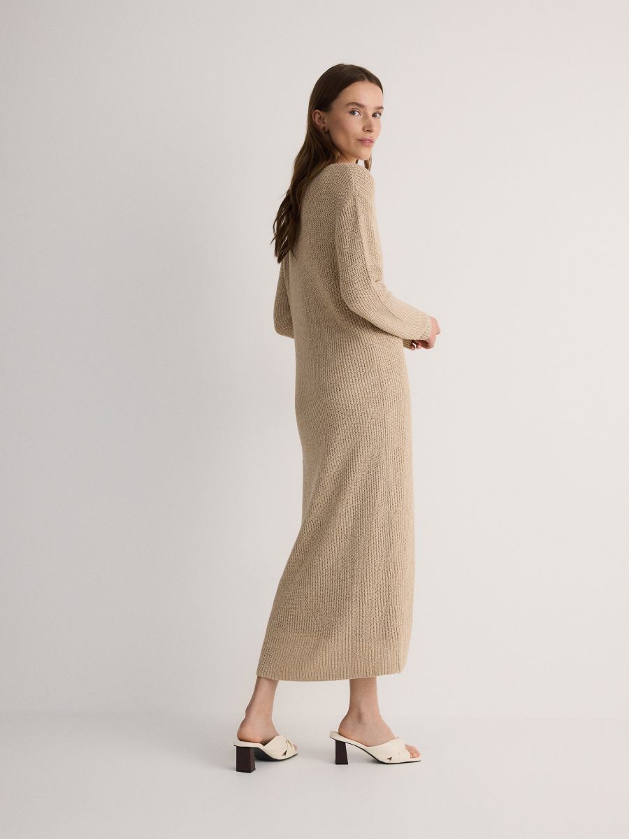 Daljša jopa - beige - RESERVED - 4