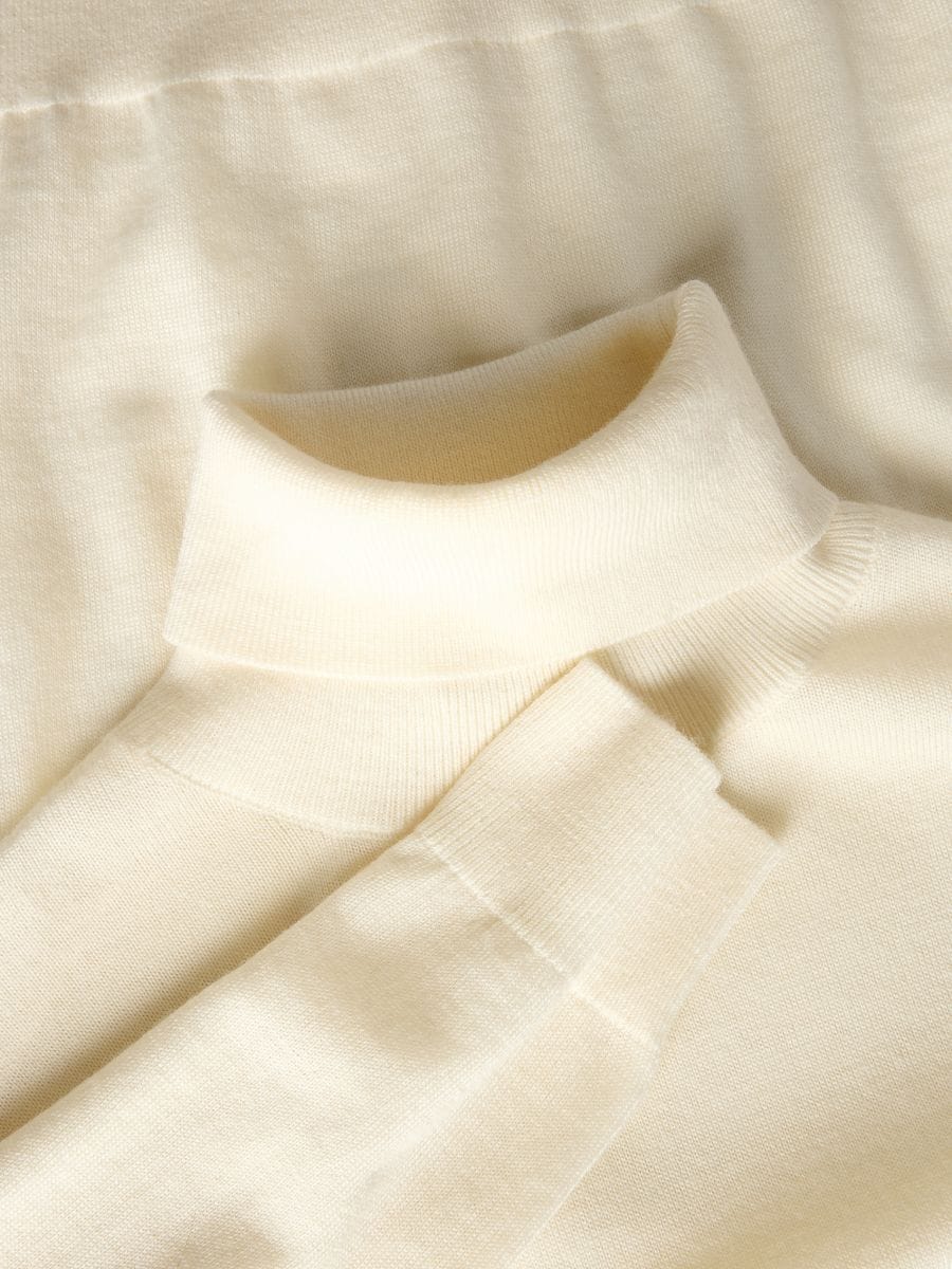 LADIES` SWEATER - cream - RESERVED - 6