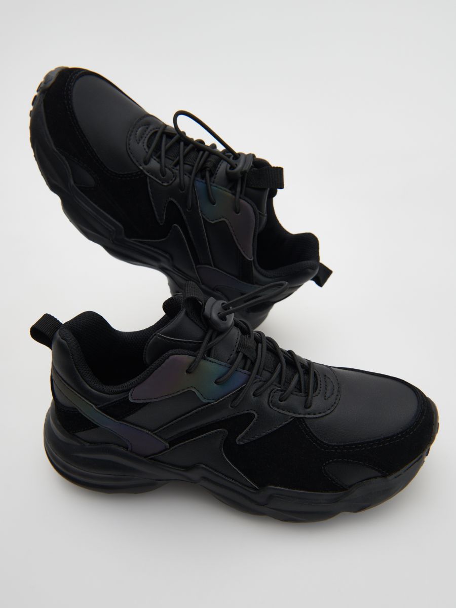 Sneakers with reflective elements - black - RESERVED - 4