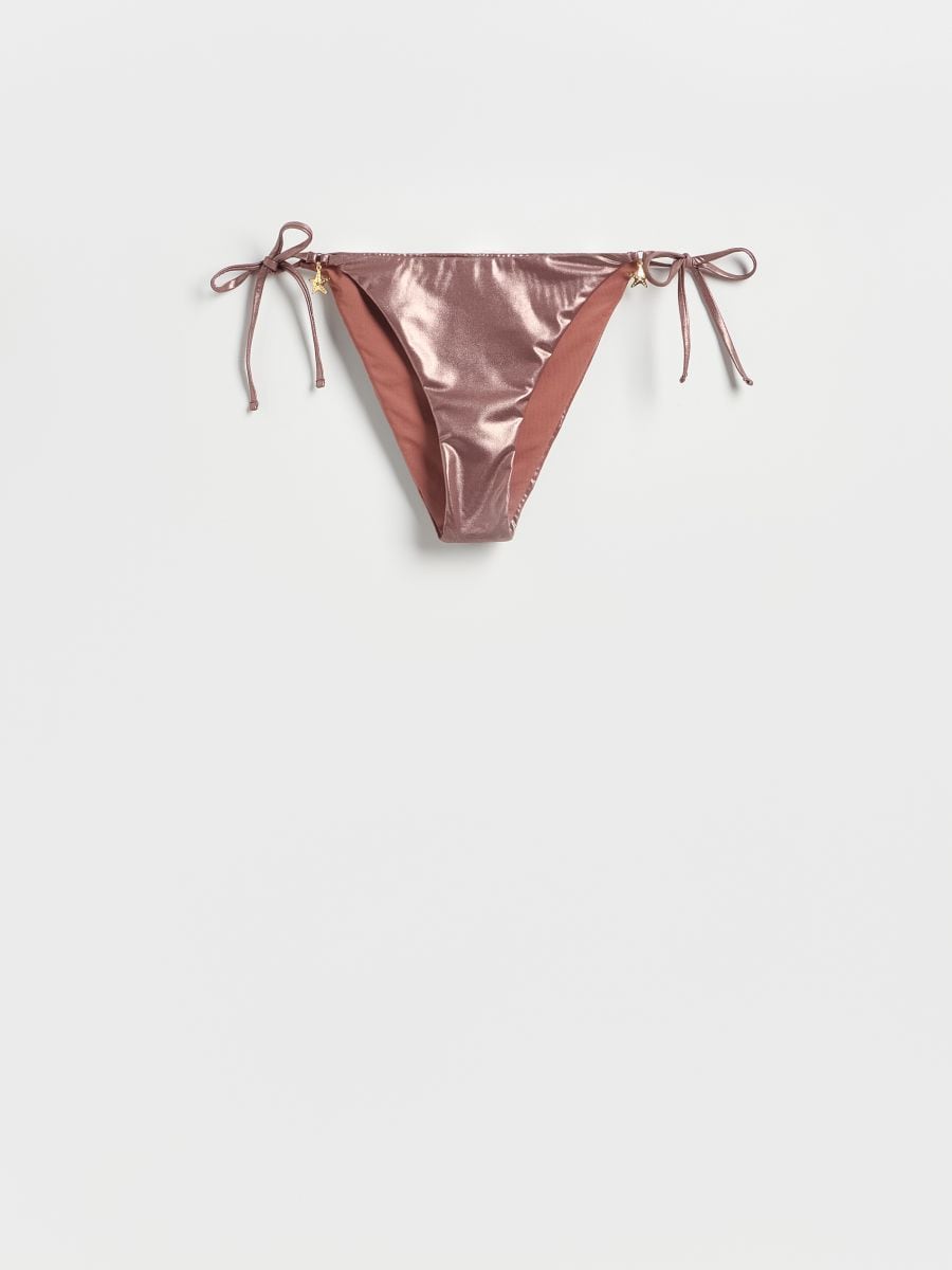 Bikini bottoms with pendants - golden - RESERVED