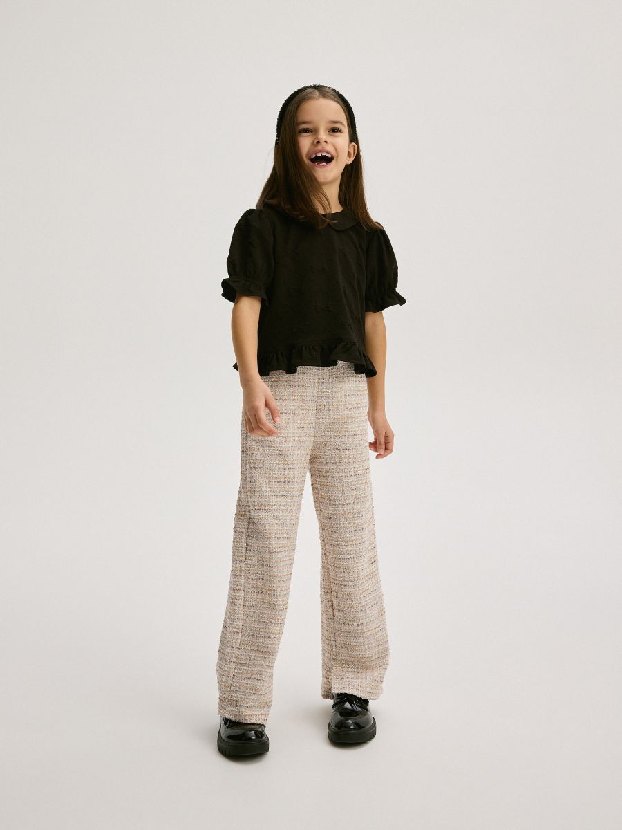 Blouse with embroidery pattern - black - RESERVED - 2