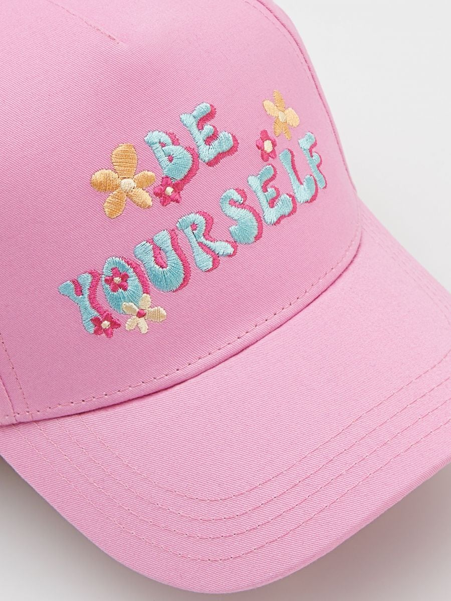 Cappello con scritte - rosa - RESERVED - 4