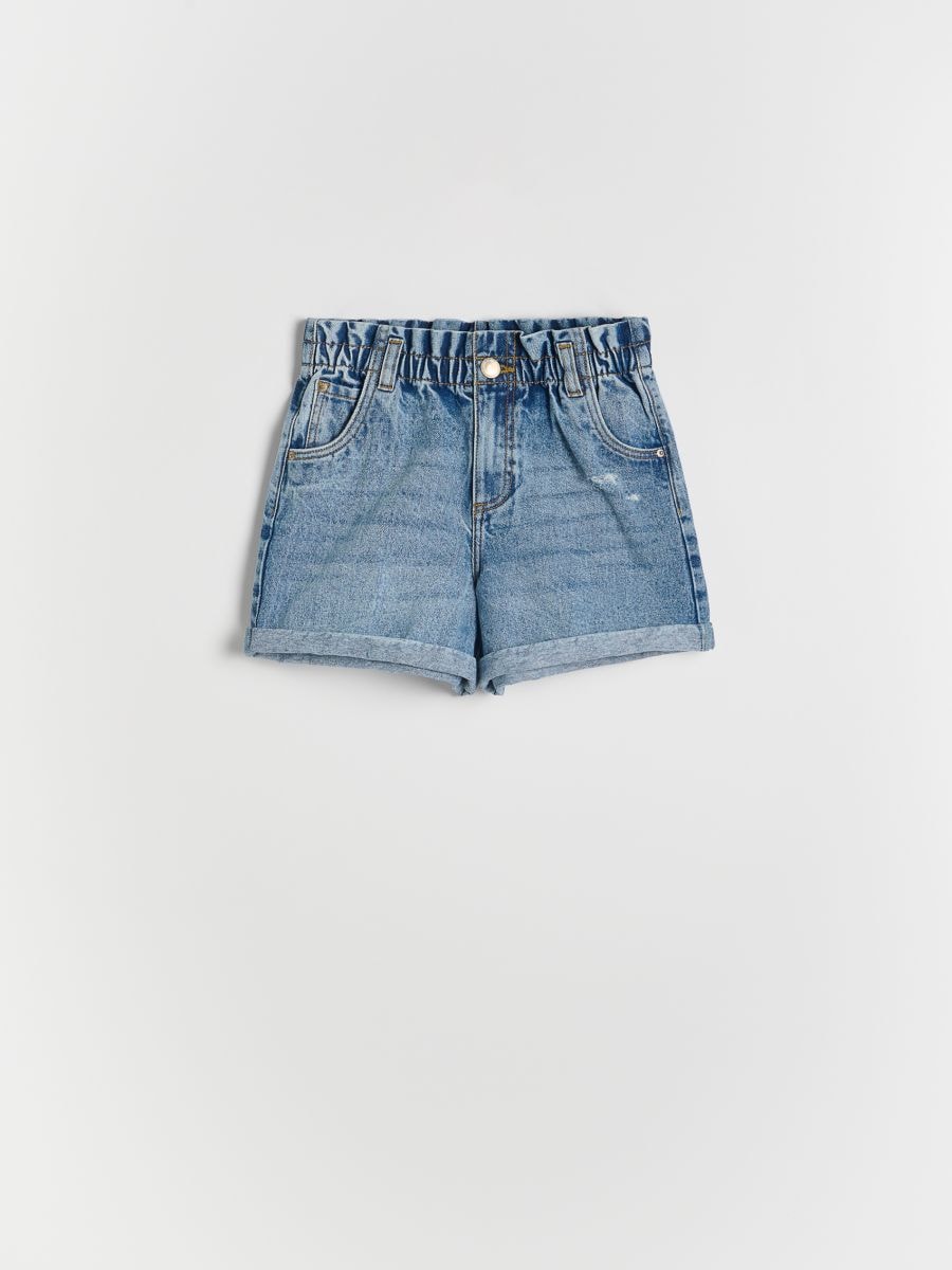 GIRLS` SHORTS - modra - RESERVED