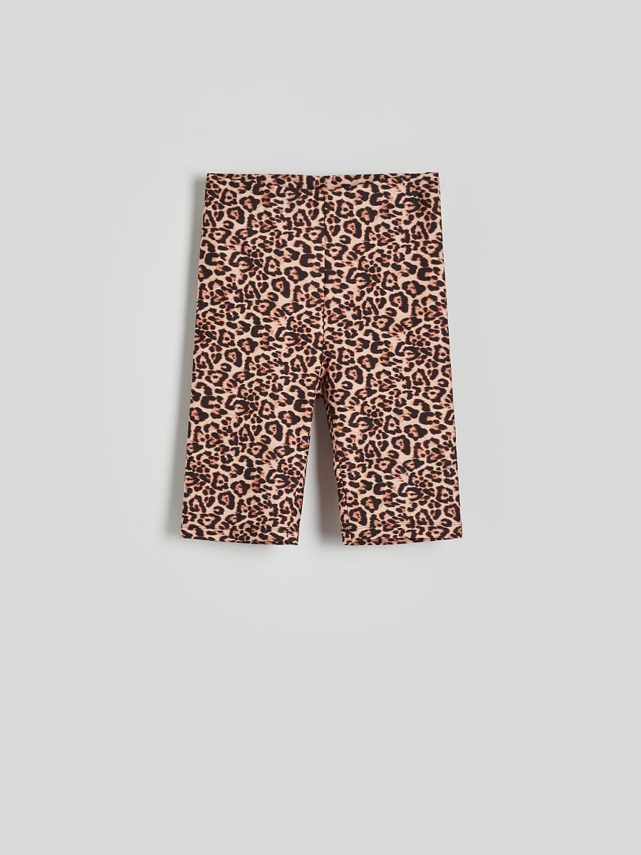 Biker shorts with animal print - multicolor - RESERVED - 4