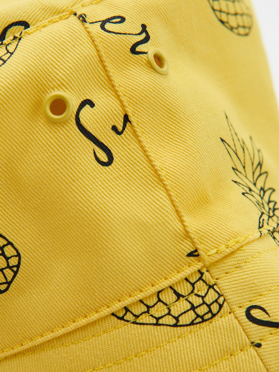 Pineapple pattern bucket hat - yellow - RESERVED - 2