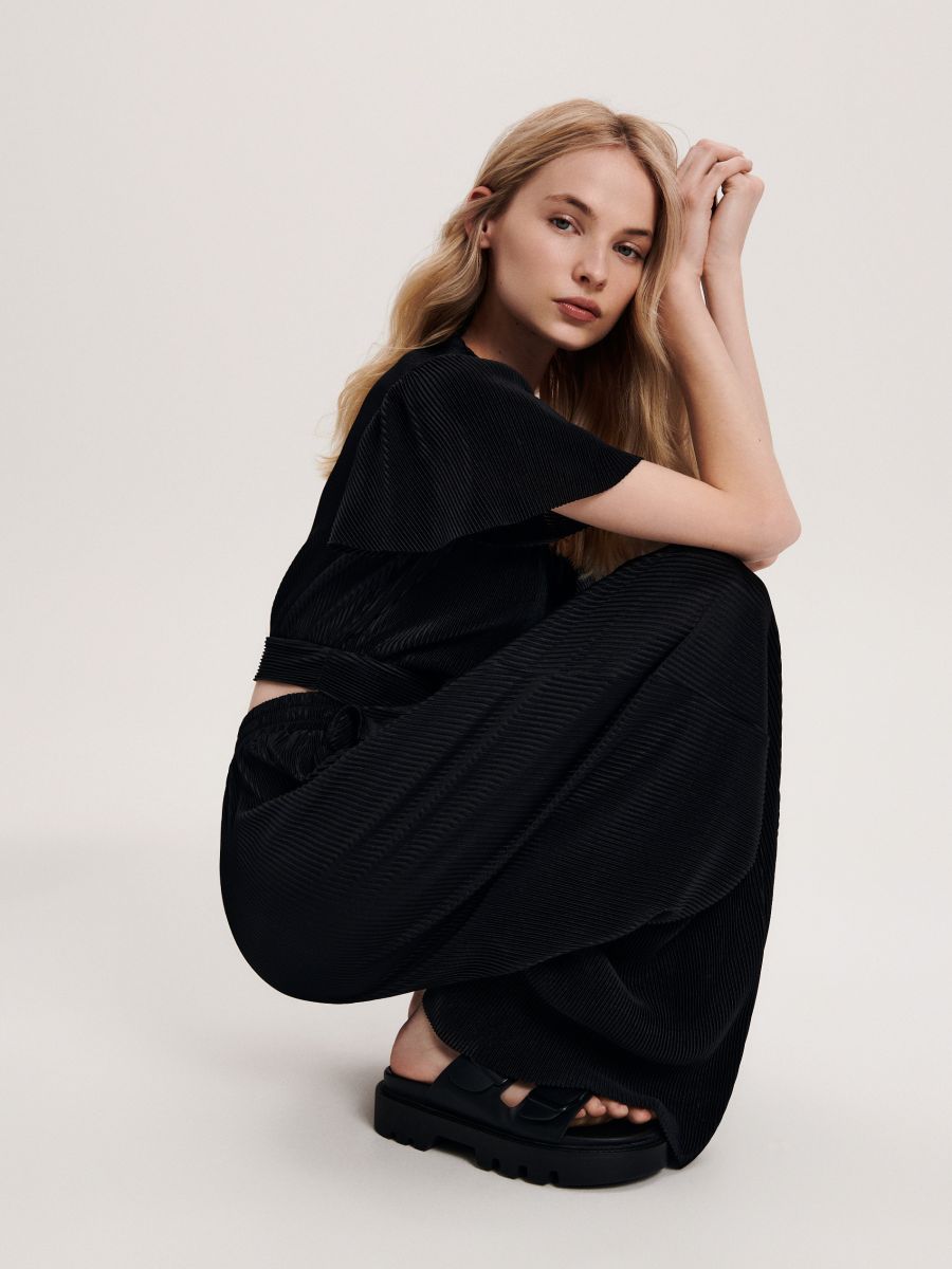 Pleated trousers - black - RESERVED - 4