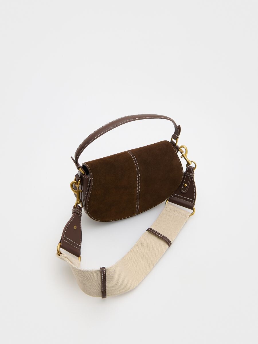 LADIES` HANDBAG - tamno braon - RESERVED - 4