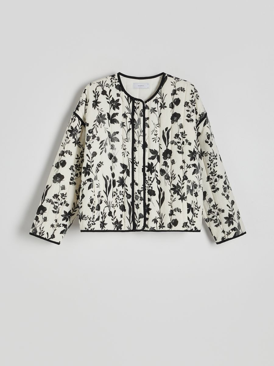 Patterned jacket - beige - RESERVED - 4