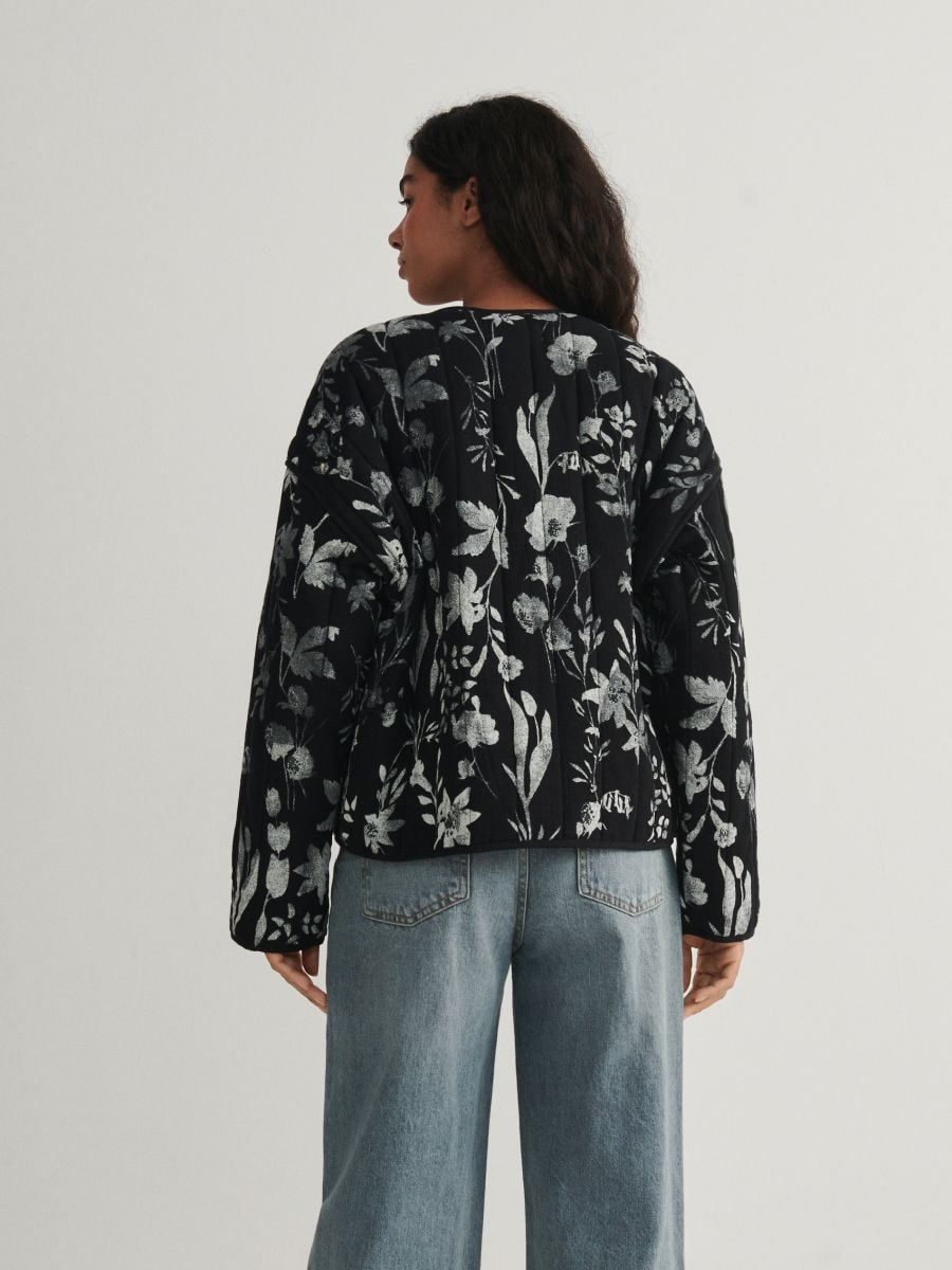 Patterned jacket - black - RESERVED - 2