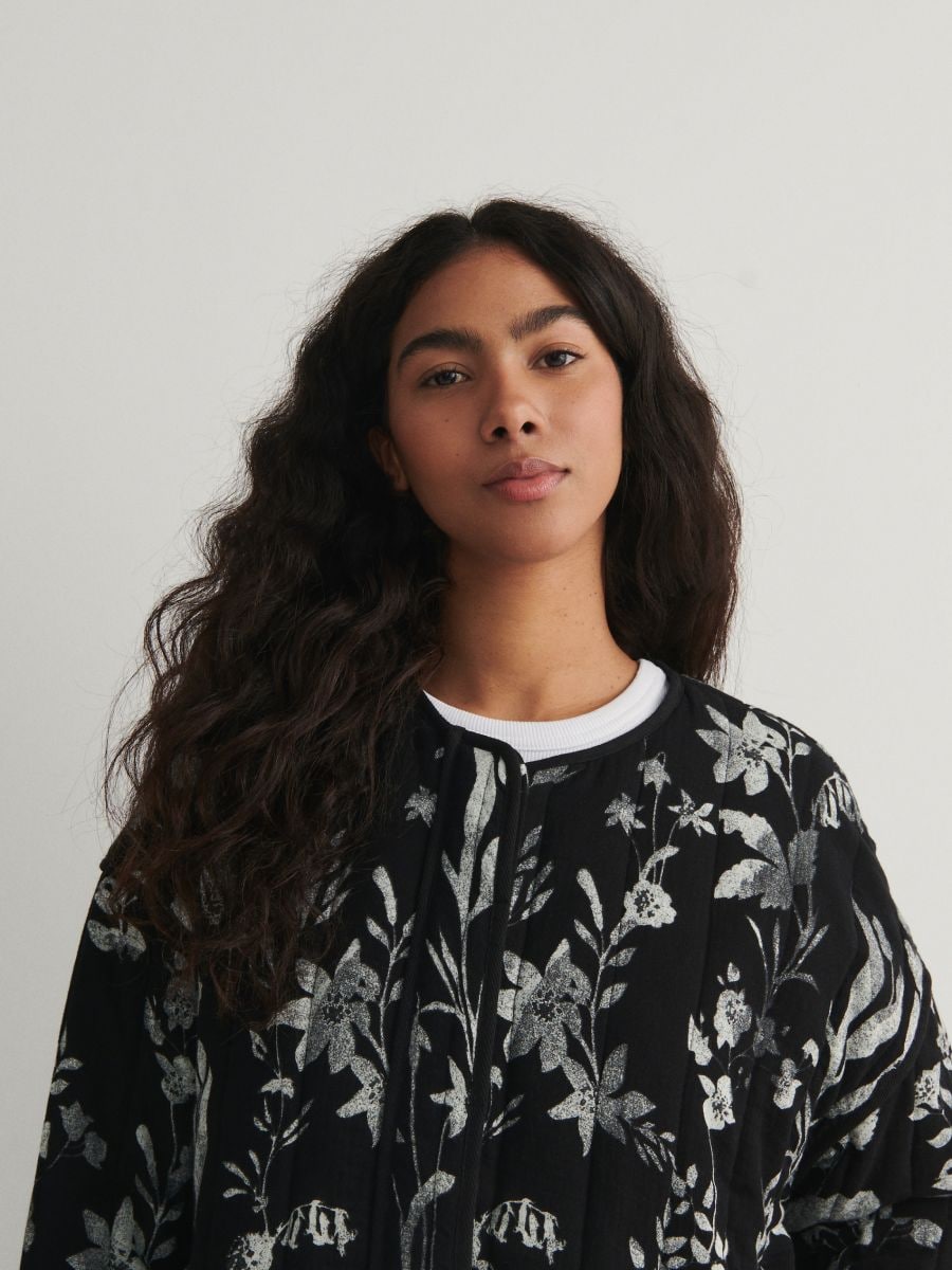 Patterned jacket - black - RESERVED - 3