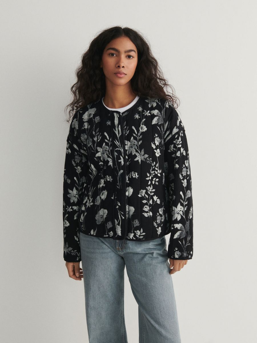 Patterned jacket - black - RESERVED - 5