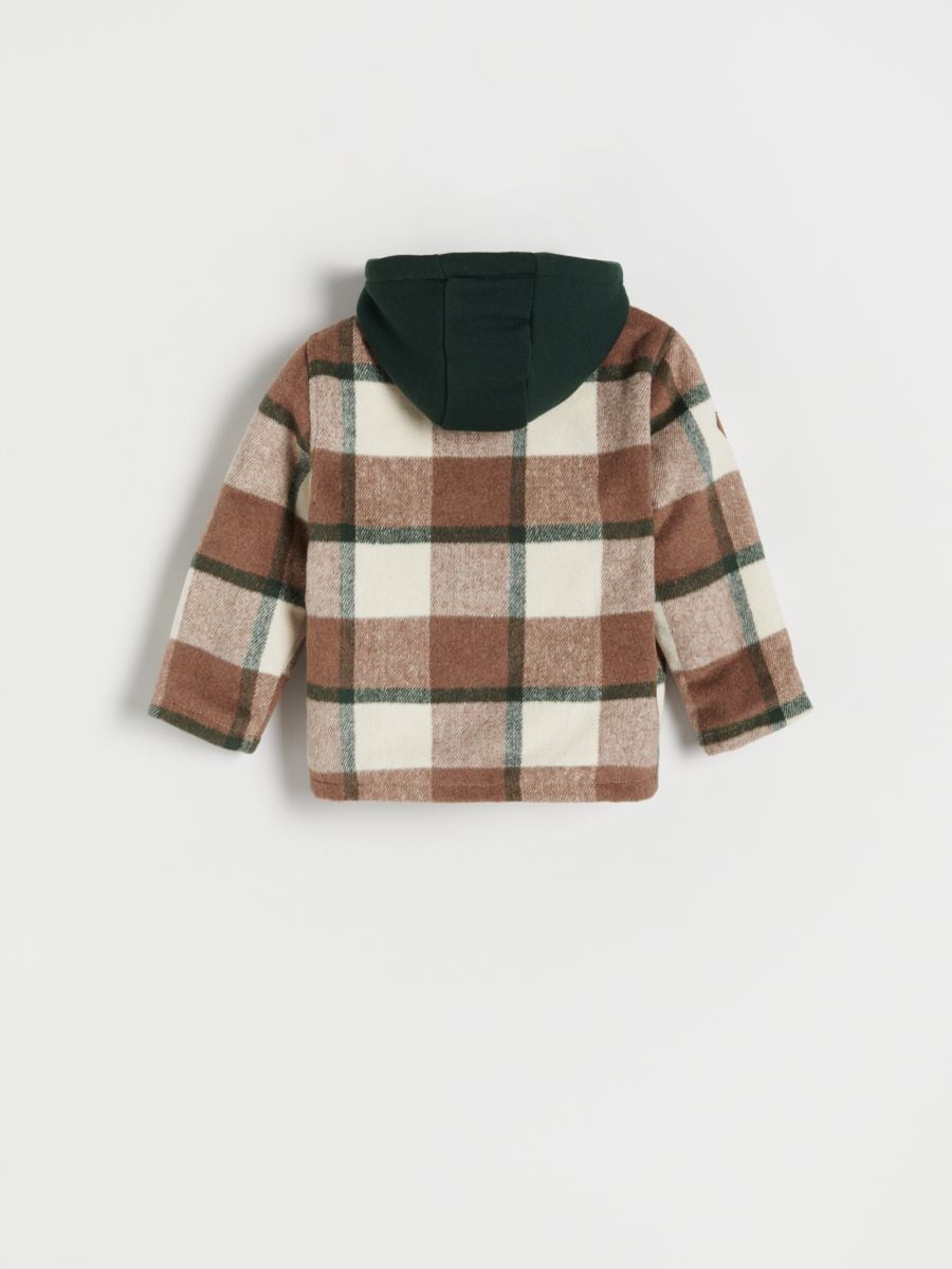 Insulated check jacket - cream - RESERVED - 6