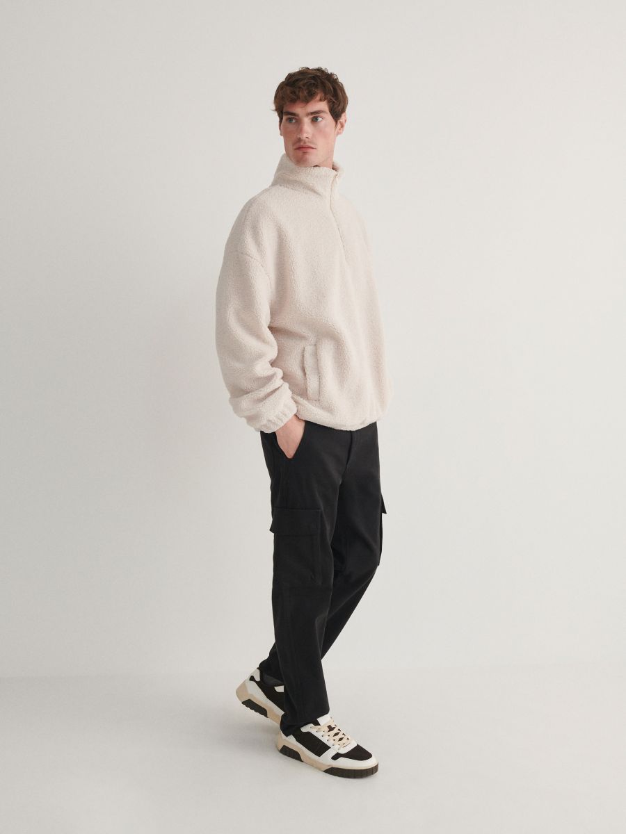 Loose cargo pantalone - crno - RESERVED - 3