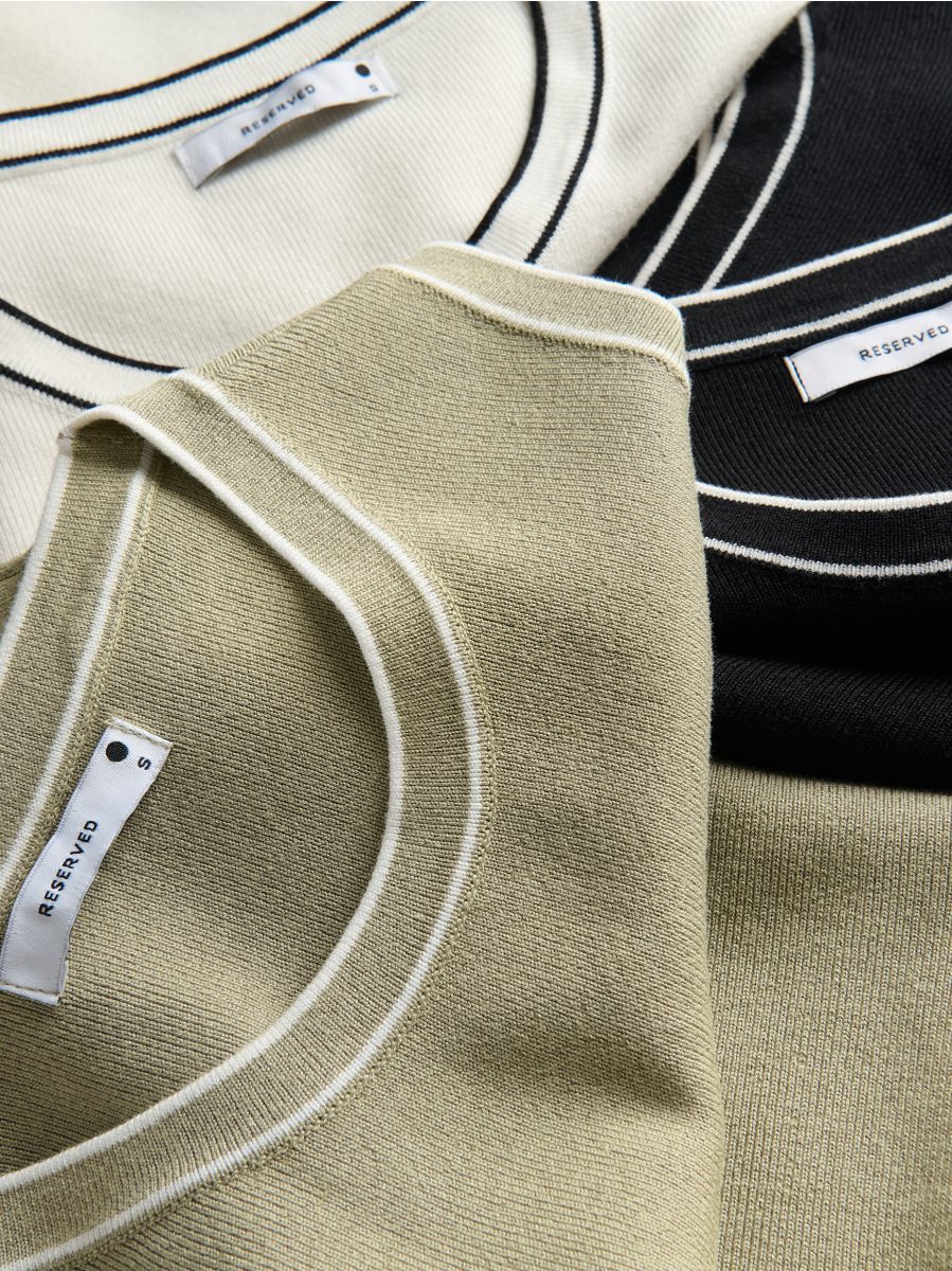 Plain viscose top - light olive - RESERVED - 6