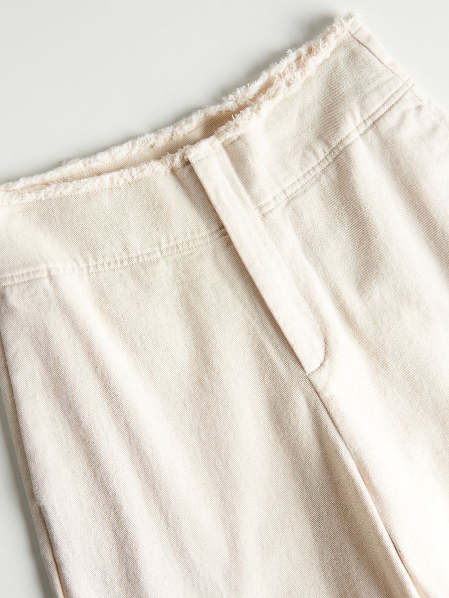 Ladies` trousers - beige - RESERVED - 5
