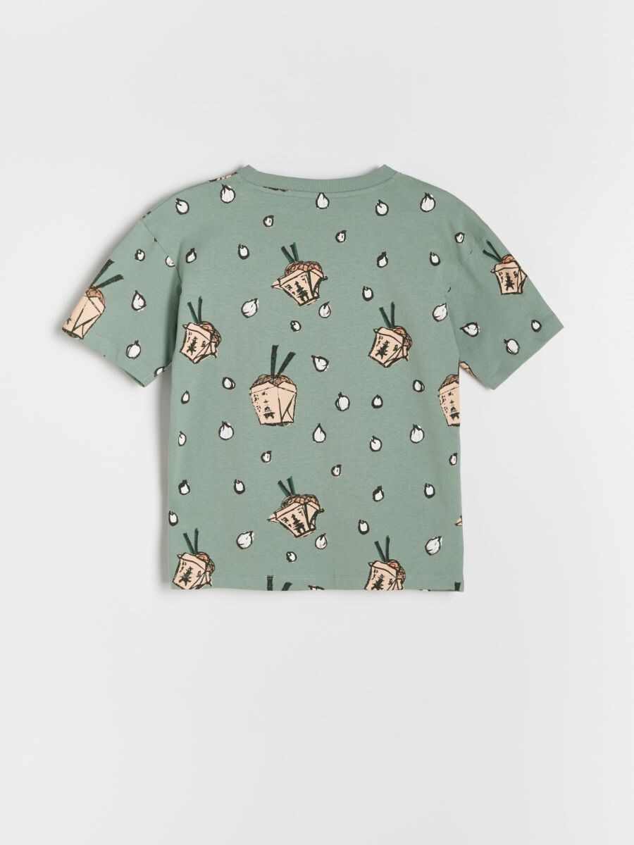 T-shirt with all over print - green - RESERVED - 4