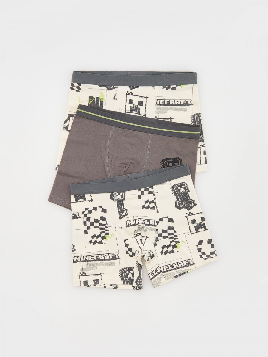 Minecraft cotton rich boxers 3 pack COLOUR nude - RESERVED - 317AC-02X
