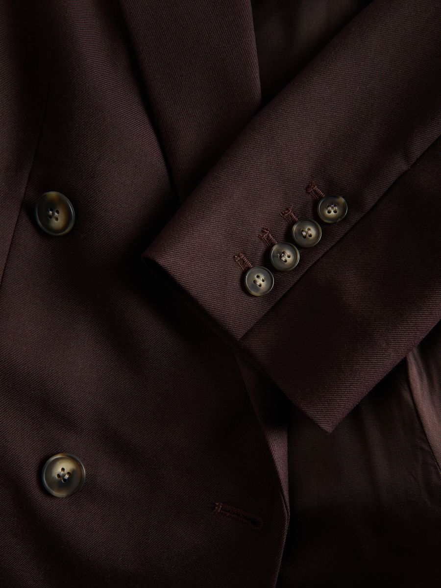 LADIES` BLAZER - tamno braon - RESERVED - 6