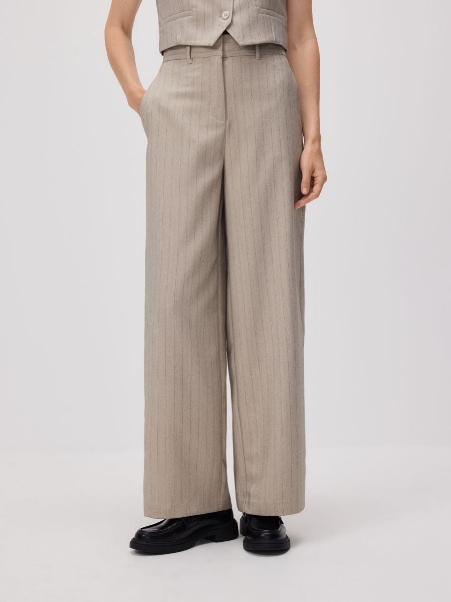Stripe trousers - multicolor - RESERVED