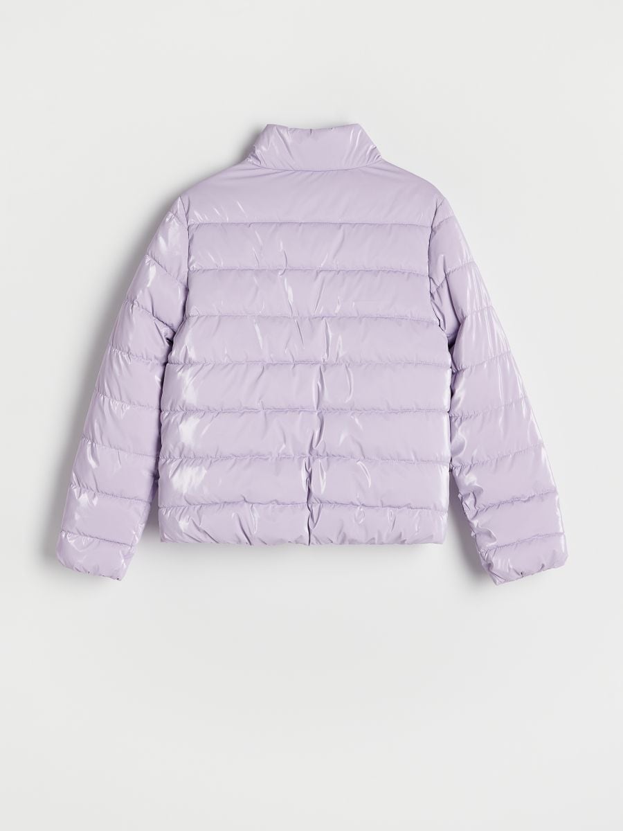 Quilted jacket with sheen - lavender - RESERVED - 5