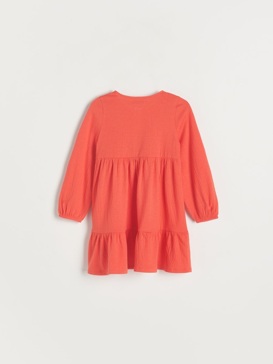 Dress with decorated buttons - red - RESERVED - 4