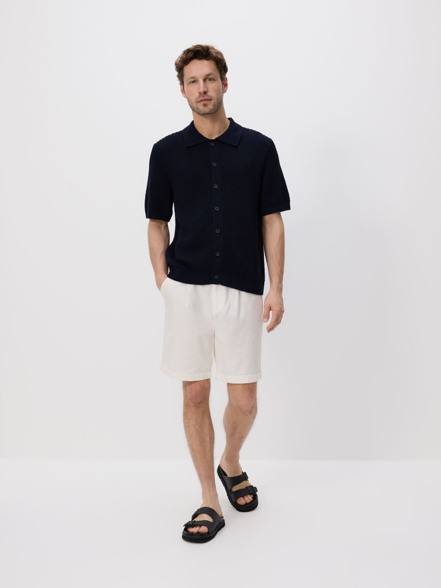 Regular chino shorts - white - RESERVED - 3