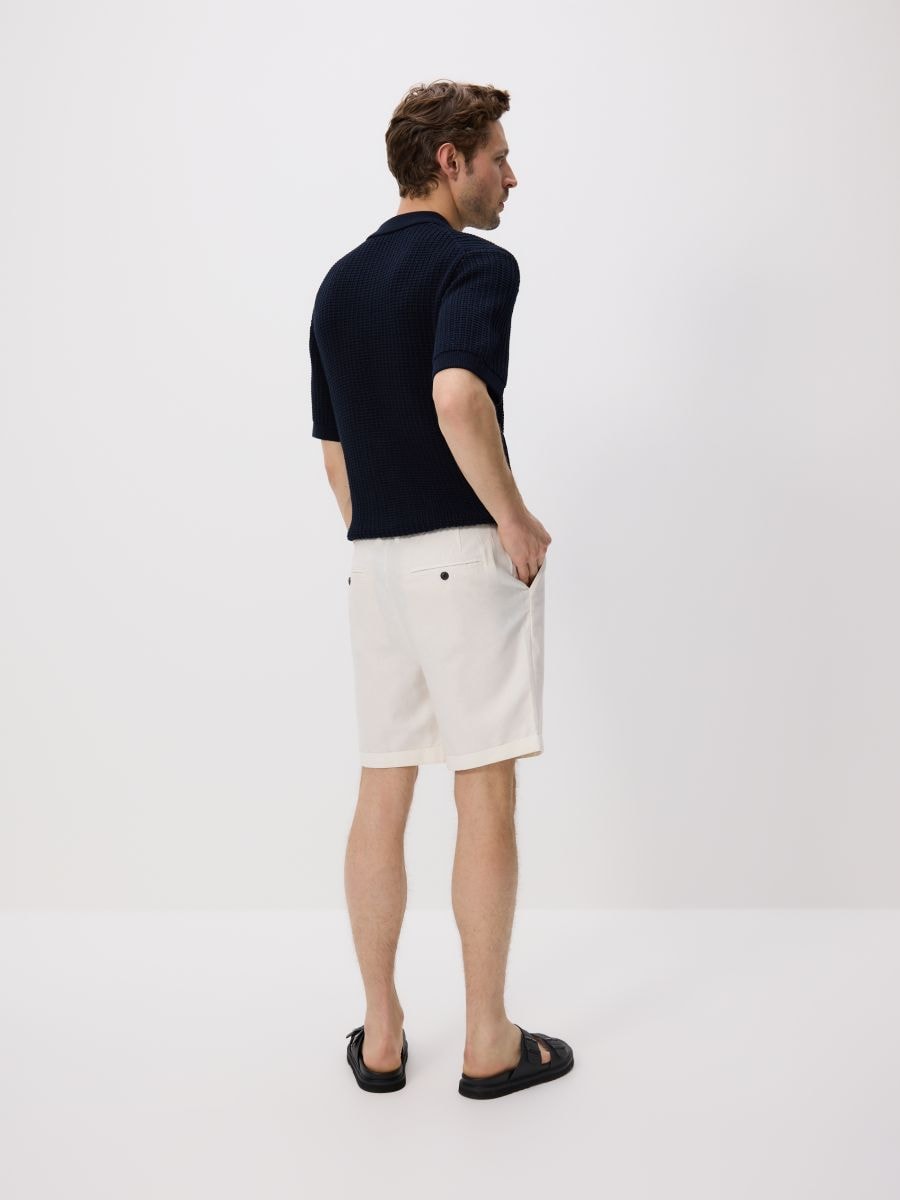Regular chino shorts - white - RESERVED - 4