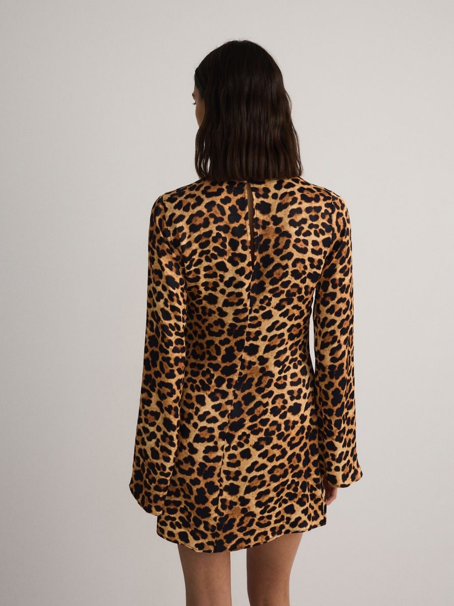 Dress with animal print - multicolor - RESERVED - 6